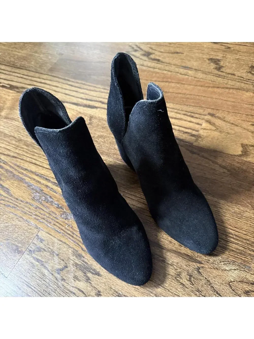 🖤 Steve Madden Rookie Black Suede Ankle Booties Size 8M